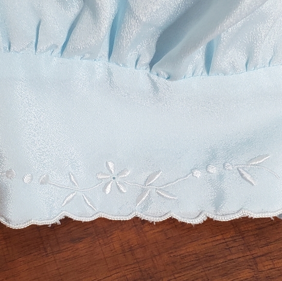 Vintage Daffodil Hand Embroidered Blouse XL - Picture 5 of 6